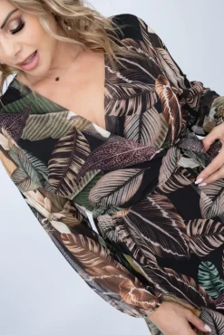 Włoski Sukienka siateczkowa MERGINA Wzór 5