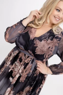 Włoski Sukienka siateczkowa OWEDERI Wzór 2