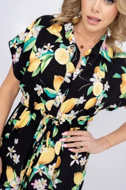 Włoski Sukienka szmizjerka MARGEN Wzór 2