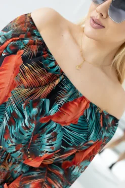 Włoski Sukienka szyfonowa GERIO Wzór 3