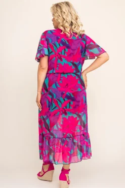 Polski Sukienka szyfonowa OMEPI Wzór 3