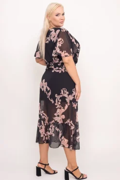 Polski Sukienka szyfonowa OMEPI Wzór 6