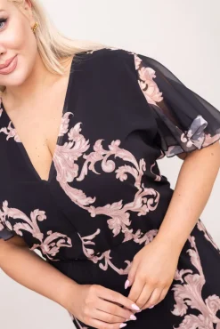 Polski Sukienka szyfonowa OMEPI Wzór 6