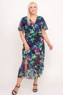 Polski Sukienka szyfonowa OMEPI Wzór 7
