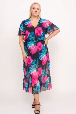 Polski Sukienka szyfonowa OMEPI Wzór 5