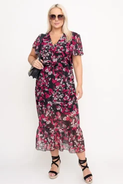 Polski Sukienka szyfonowa OMEPI Wzór 10