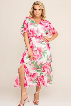 Polski Sukienka szyfonowa OMEPI Wzór 2