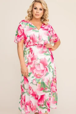 Polski Sukienka szyfonowa OMEPI Wzór 2