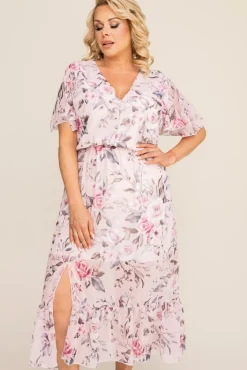 Polski Sukienka szyfonowa OMEPI Wzór 1