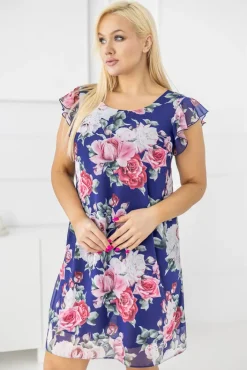 Polski Sukienka szyfonowa SPRING Wzór 2