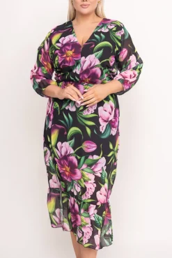 Polski Sukienka szyfonowa TRIGA Wzór 4