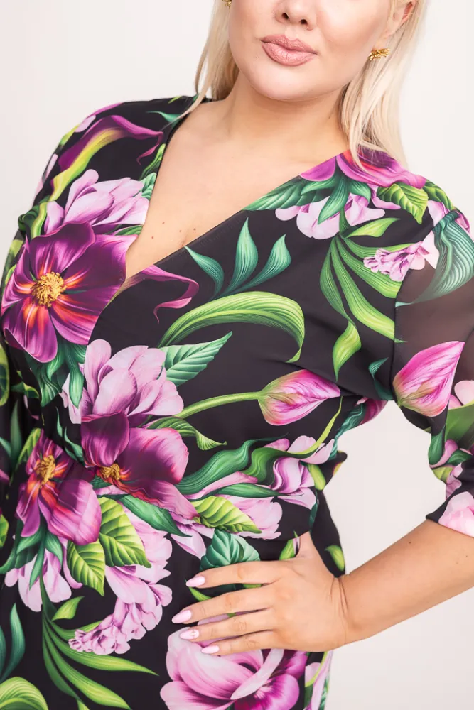 Polski Sukienka szyfonowa TRIGA Wzór 4