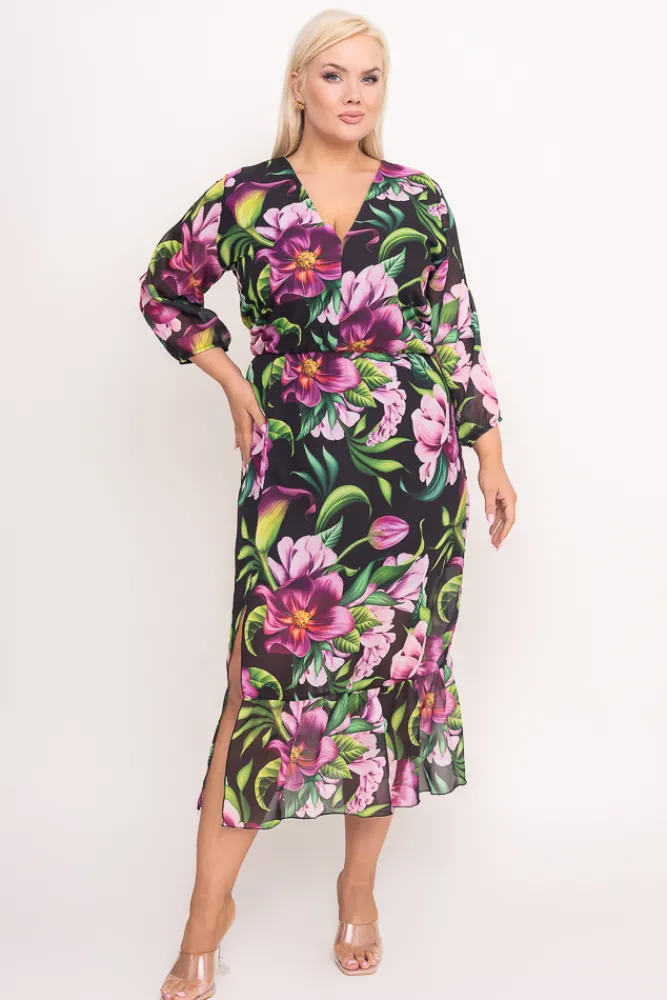 Polski Sukienka szyfonowa TRIGA Wzór 4