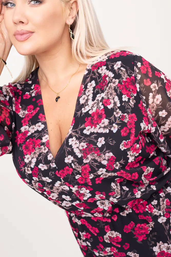 Polski Sukienka szyfonowa TRIGA Wzór 7