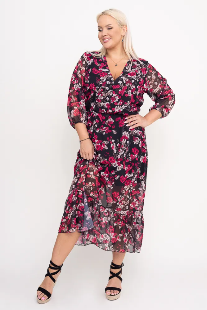 Polski Sukienka szyfonowa TRIGA Wzór 7