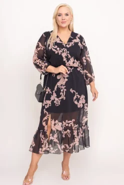 Polski Sukienka szyfonowa TRIGA Wzór 5