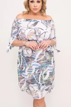 Polski Sukienka VALENCIA Wzór 6