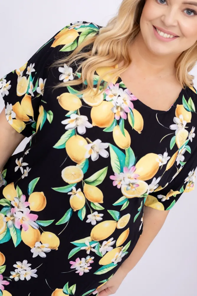 Włoski Sukienka VENTUTIO Wzór 1