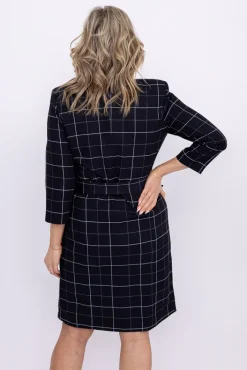 Polski Sukienka w kratę LAITI