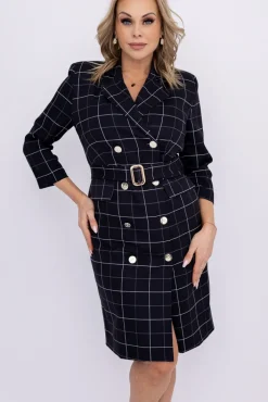 Polski Sukienka w kratę LAITI