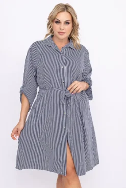 Polski Sukienka w paski POWER