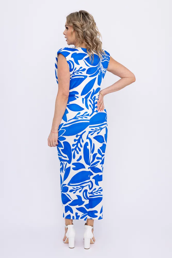 Włoski Sukienka z marszczeniem KLOE Wzór 5