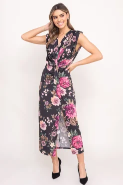 Włoski Sukienka z marszczeniem KLOE Wzór 2