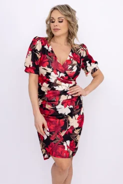 Włoski Sukienka z marszczeniem NORIMA Wzór 4