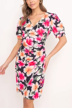 Włoski Sukienka z marszczeniem XIOPI Wzór 1