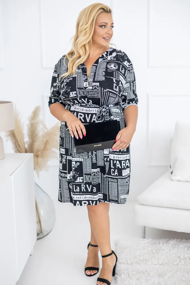 Polski Sukienka z rozsuwanym dekoltem MEGAZI