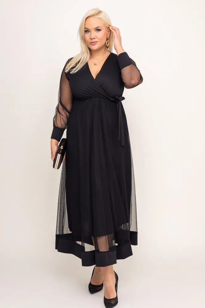 Włoski Sukienka z tiulem VIME