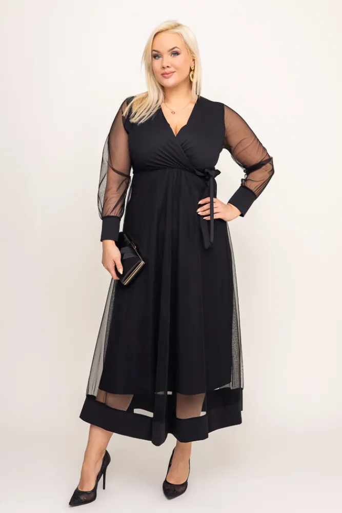 Włoski Sukienka z tiulem VIME