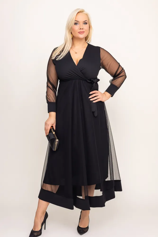 Włoski Sukienka z tiulem VIME