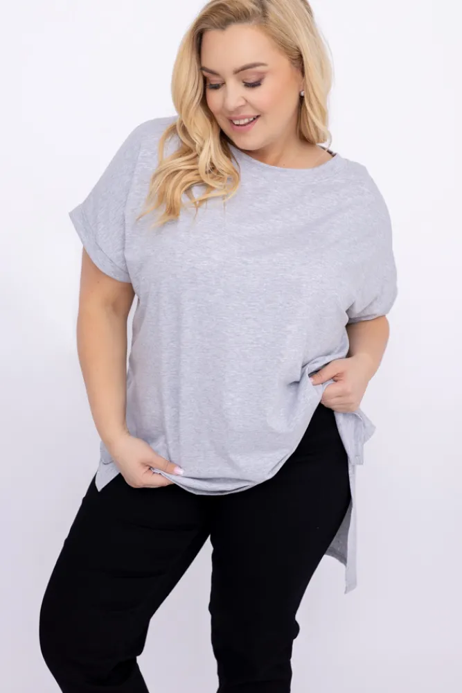 Damskie Włoski Szara Tunika MALTIZI