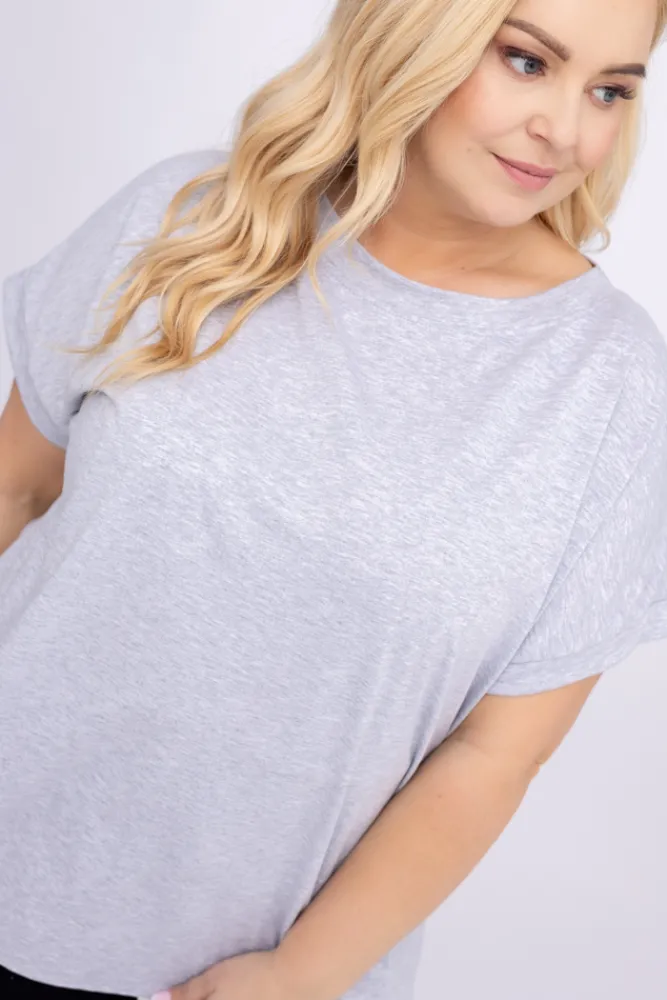 Damskie Włoski Szara Tunika MALTIZI