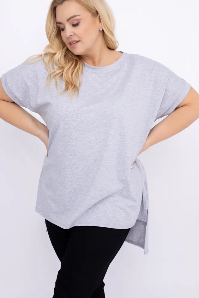 Damskie Włoski Szara Tunika MALTIZI