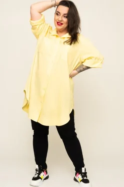 Damskie Włoski Żółta Koszula SIRIN