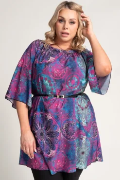 Damskie Polski Tunika ALIVE Wzór 2