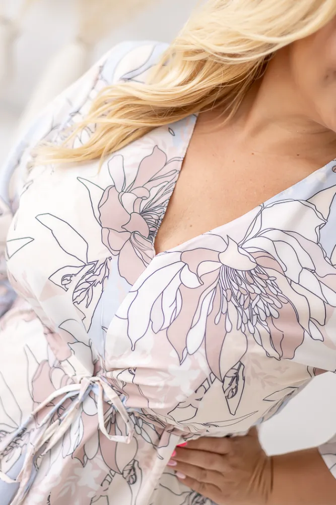 Damskie Polski Tunika asymetryczna CLARIN Wzór 1