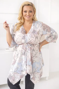 Damskie Polski Tunika asymetryczna CLARIN Wzór 1