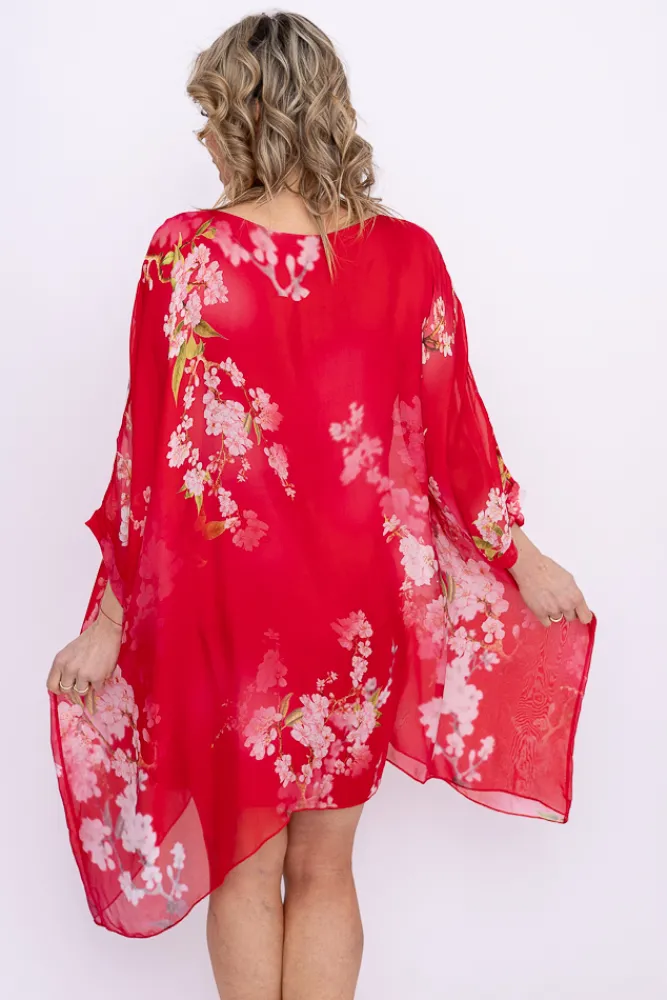 Damskie Włoski Tunika JANTON Wzór 8