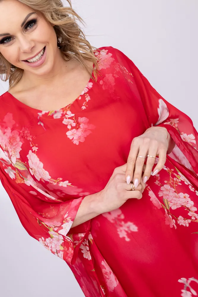 Damskie Włoski Tunika JANTON Wzór 8