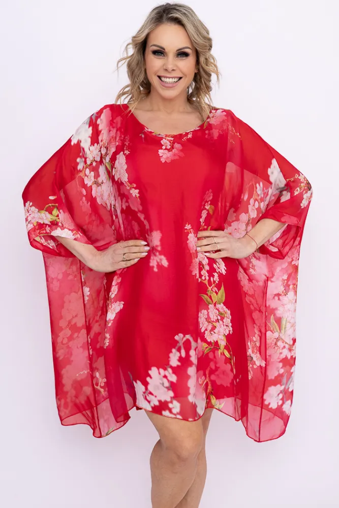 Damskie Włoski Tunika JANTON Wzór 8