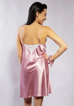 Polski Wrzosowa Halka satynowa LUNA