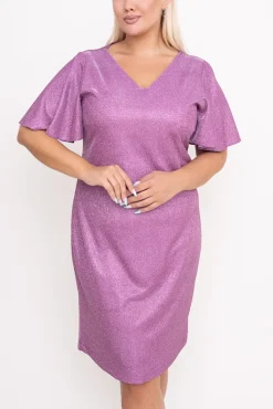 Polski Wrzosowa Sukienka błyszcząca GRIVI