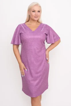 Polski Wrzosowa Sukienka błyszcząca GRIVI