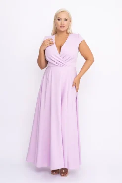 Polski Wrzosowa Sukienka LOREDANA