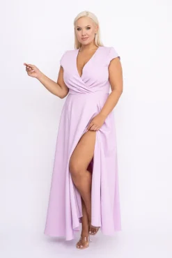 Polski Wrzosowa Sukienka LOREDANA