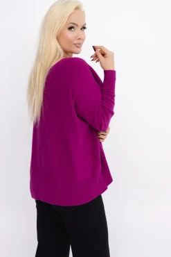 Damskie Włoski Wrzosowy Sweter FELIZZI