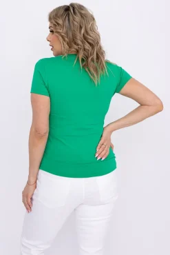 Damskie Polski Zielona Bluzka GELDI